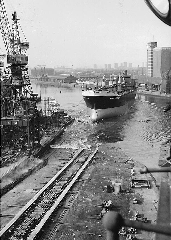 Prince Rupert City on sea trials