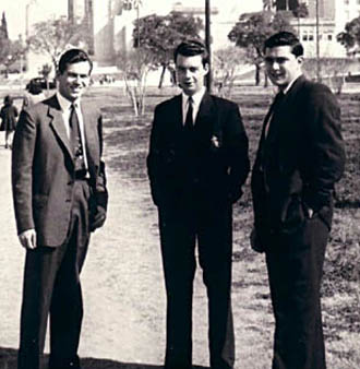 Two people at Britanico Hospital