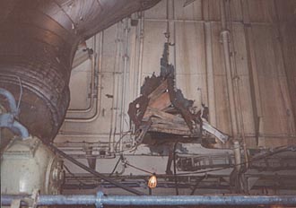 The hole in the hull after patching