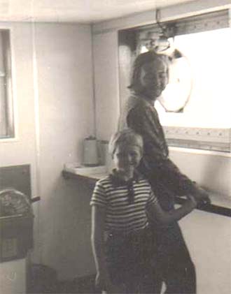 Don and Fiona on the bridge