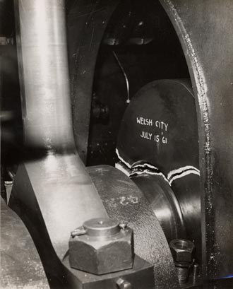 View of the fracture