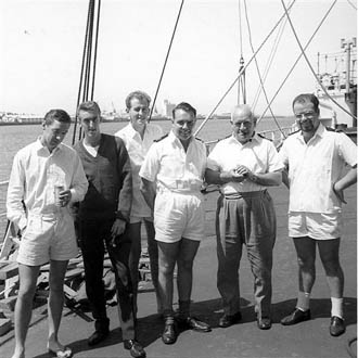 Officers on board on Christmas day