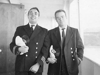 Two engineers in uniform