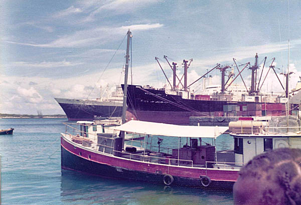 Welsh City alongside at Nassau