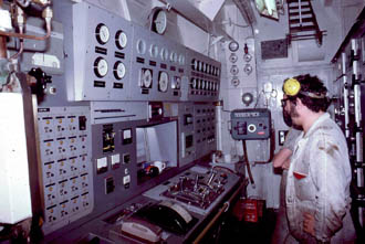 Engine control room
