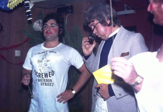 Officers at Christmas 1974