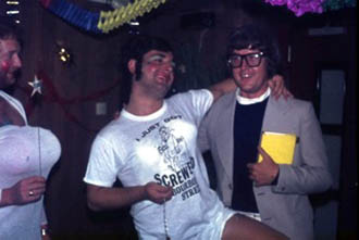 Officers at Christmas 1974